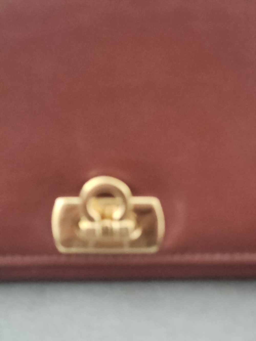 Salvatore Ferragamo Brown Leather Wallet with Gold Hardware - Picture 3 of 16